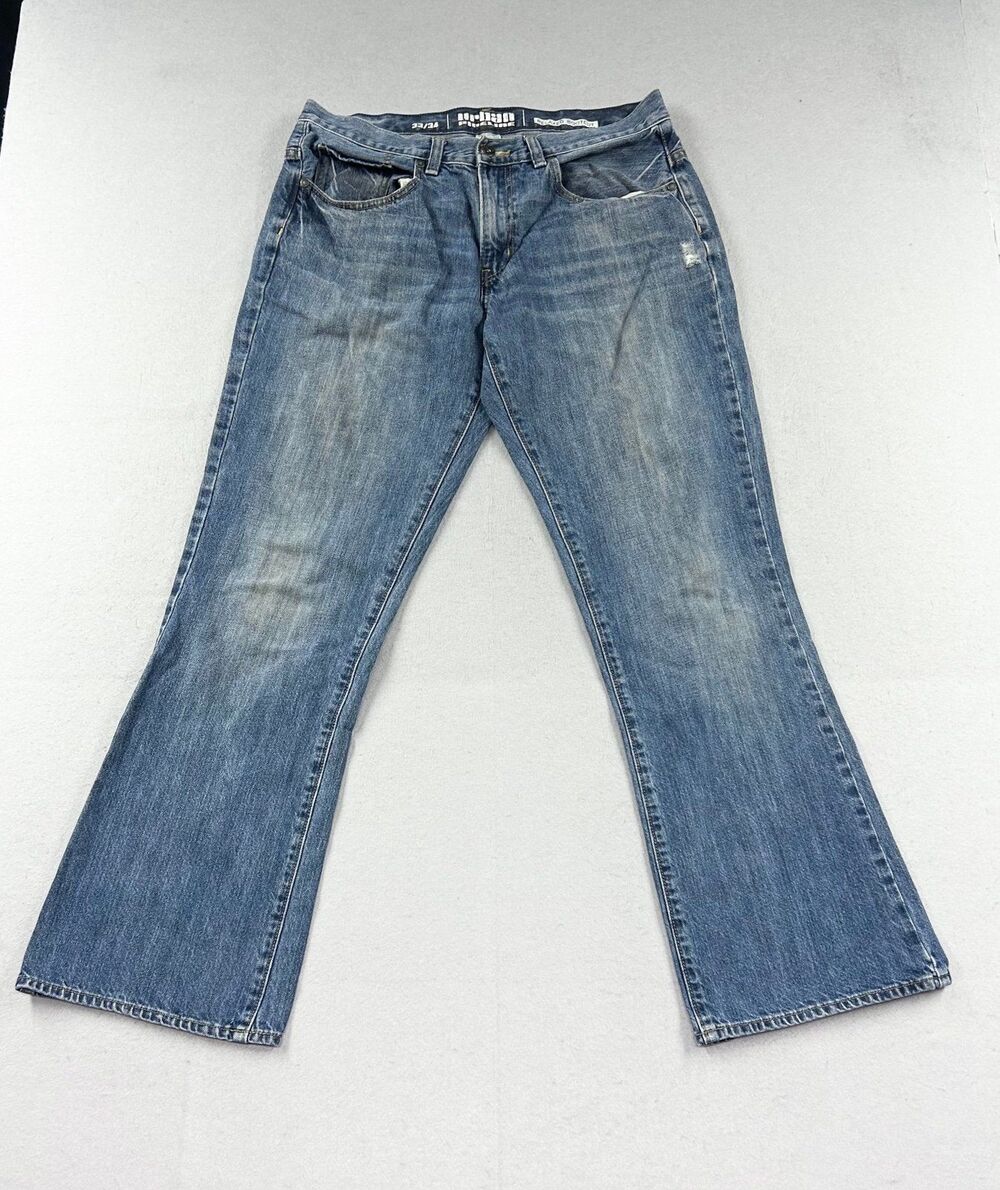 Urban Pipeline Mens Relaxed Bootcut 33x34 Denim Jeans